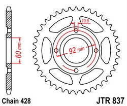 JT sprockets řetězová kola a rozety