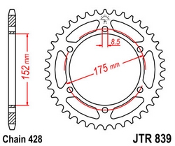 JT sprockets řetězová kola a rozety