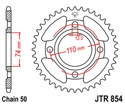 JT sprockets řetězová kola a rozety