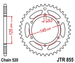 JT sprockets řetězová kola a rozety