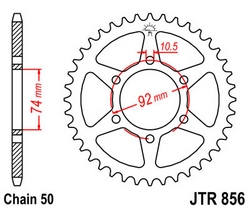 JT sprockets řetězová kola a rozety