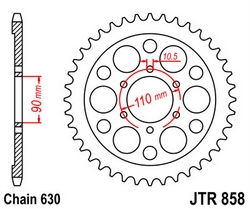 JT sprockets řetězová kola a rozety