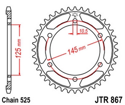 JT sprockets řetězová kola a rozety