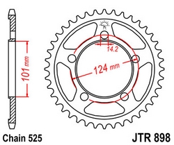 JT sprockets řetězová kola a rozety